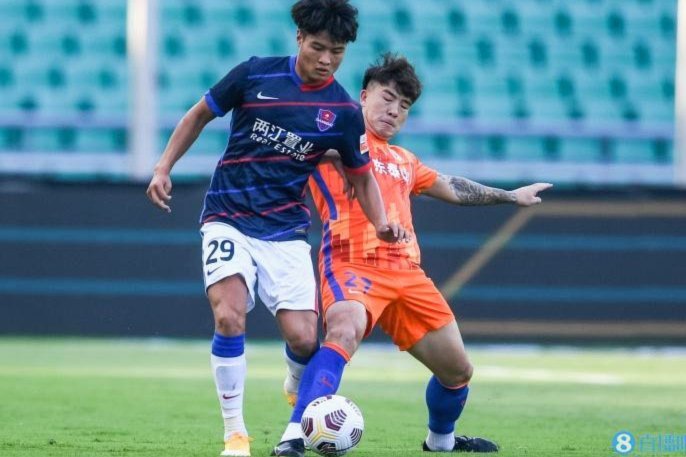吴硕涛禁区自摆乌龙，无锡1-0泰州